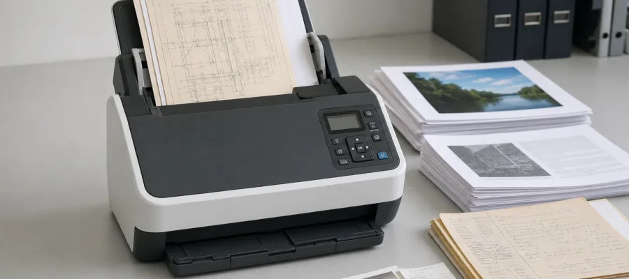 Dokumentenscanner Aufloesung waehlen: DPI-Empfehlungen nach Dokumenttyp